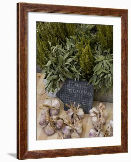 Rosemary and Garlic, Moustiers-Sainte-Marie, Provence, France-Sergio Pitamitz-Framed Photographic Print