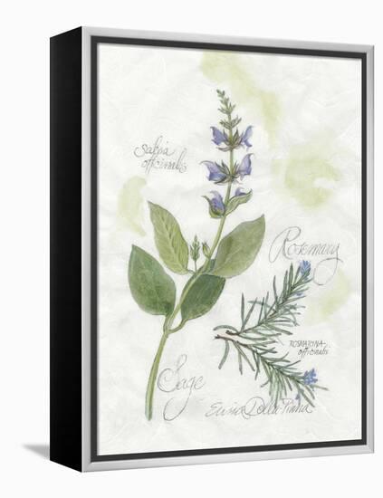 Rosemary and Sage-Elissa Della-piana-Framed Stretched Canvas