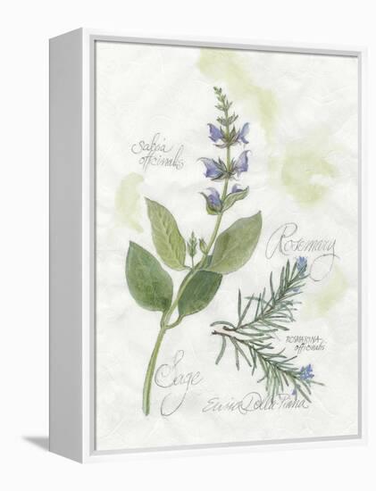 Rosemary and Sage-Elissa Della-piana-Framed Stretched Canvas