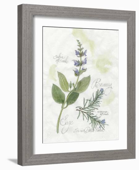 Rosemary and Sage-Elissa Della-piana-Framed Art Print