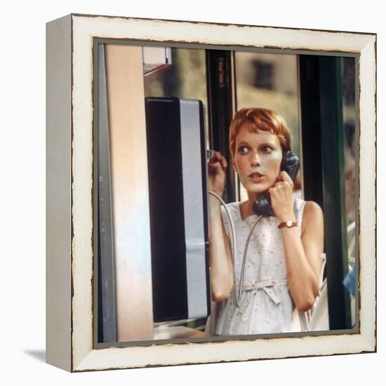 ROSEMARY'S BABY, 1968 directed by ROMAN POLANSKI Mia Farrow (photo)-null-Framed Stretched Canvas
