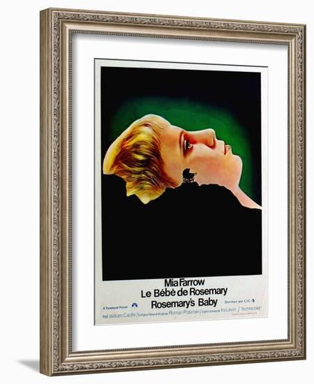 Rosemary's Baby, (aka Le Bebe De Rosemary), Mia Farrow, 1968-null-Framed Art Print