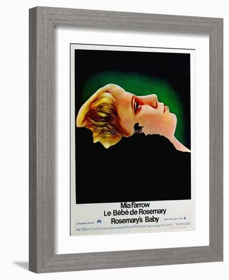 Rosemary's Baby, (aka Le Bebe De Rosemary), Mia Farrow, 1968-null-Framed Art Print