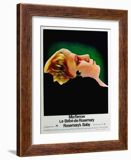 Rosemary's Baby, (aka Le Bebe De Rosemary), Mia Farrow, 1968-null-Framed Art Print