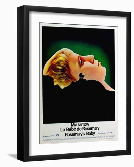 Rosemary's Baby, (aka Le Bebe De Rosemary), Mia Farrow, 1968-null-Framed Art Print