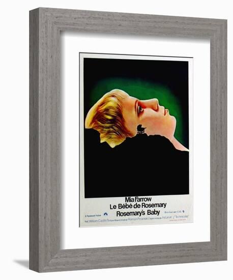 Rosemary's Baby, (aka Le Bebe De Rosemary), Mia Farrow, 1968-null-Framed Premium Giclee Print