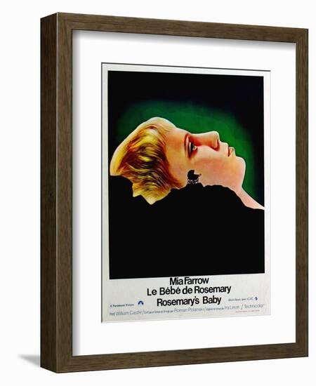 Rosemary's Baby, (aka Le Bebe De Rosemary), Mia Farrow, 1968-null-Framed Premium Giclee Print