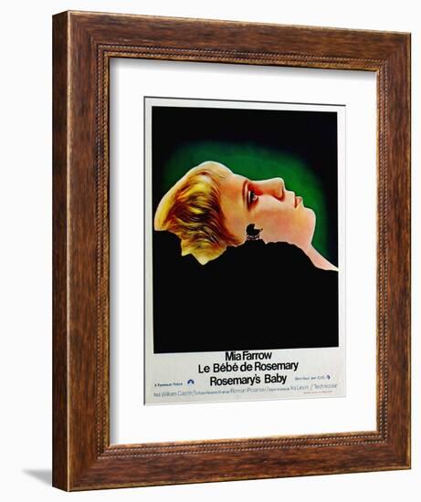 Rosemary's Baby, (aka Le Bebe De Rosemary), Mia Farrow, 1968-null-Framed Premium Giclee Print