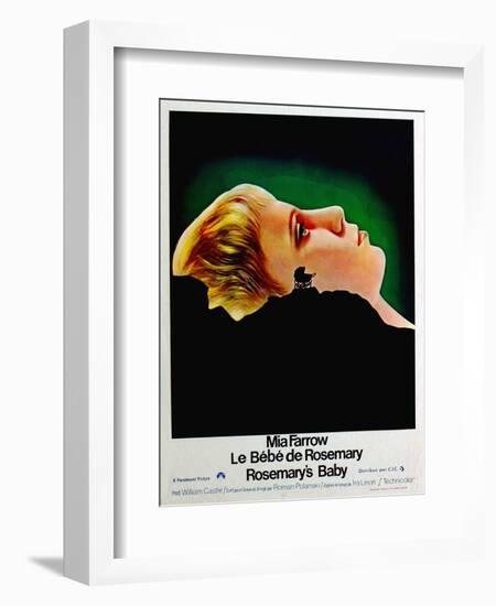 Rosemary's Baby, (aka Le Bebe De Rosemary), Mia Farrow, 1968-null-Framed Art Print