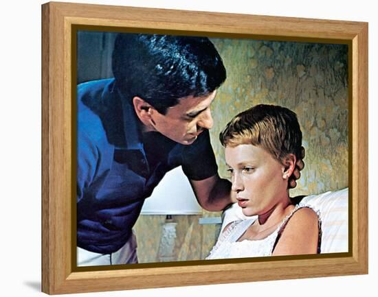 Rosemary's Baby, John Cassavetes, Mia Farrow, 1968-null-Framed Stretched Canvas