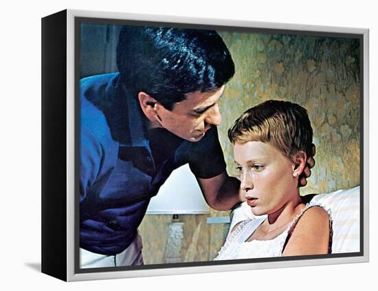 Rosemary's Baby, John Cassavetes, Mia Farrow, 1968-null-Framed Stretched Canvas