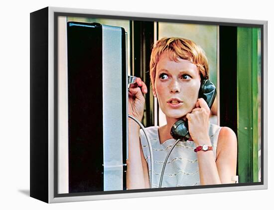 Rosemary's Baby, Mia Farrow, 1968-null-Framed Stretched Canvas