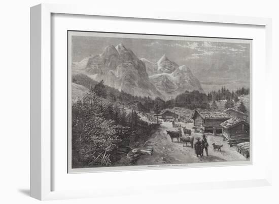 Rosenlaui, Switzerland, Winter-Richard Principal Leitch-Framed Giclee Print