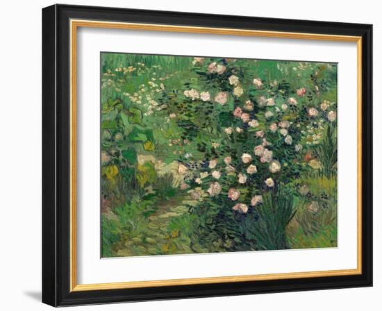 Roses, 1889-Vincent van Gogh-Framed Giclee Print