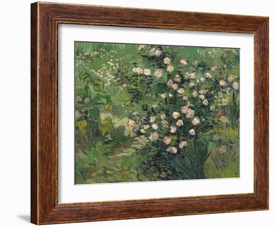 Roses, 1889-Vincent van Gogh-Framed Giclee Print