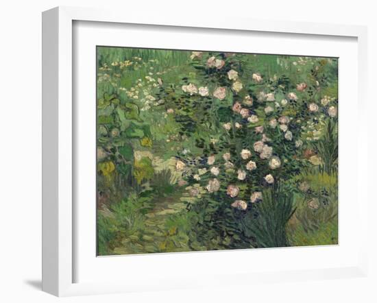 Roses, 1889-Vincent van Gogh-Framed Giclee Print