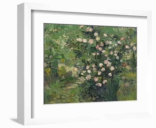 Roses, 1889-Vincent van Gogh-Framed Giclee Print