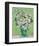 Roses, 1890 (Green Vase)-Vincent Van Gogh-Framed Art Print