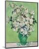 Roses, 1890 (Green Vase)-Vincent Van Gogh-Mounted Art Print