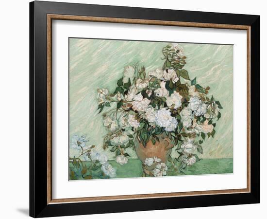 Roses, 1890-Vincent van Gogh-Framed Giclee Print