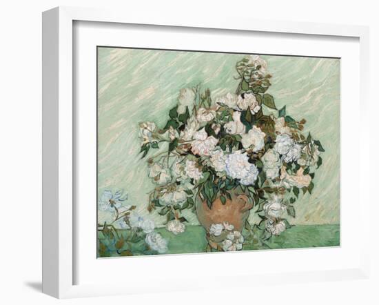 Roses, 1890-Vincent van Gogh-Framed Giclee Print