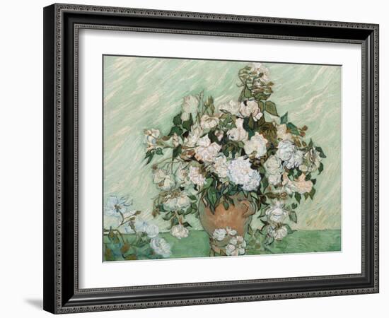 Roses, 1890-Vincent van Gogh-Framed Giclee Print