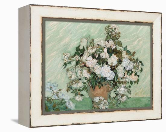 Roses, 1890-Vincent van Gogh-Framed Premier Image Canvas