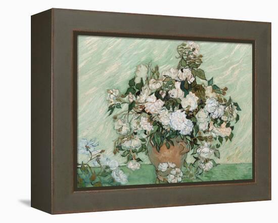 Roses, 1890-Vincent van Gogh-Framed Premier Image Canvas