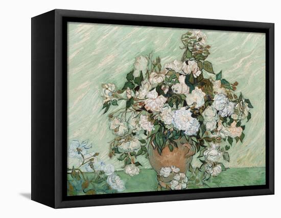 Roses, 1890-Vincent van Gogh-Framed Premier Image Canvas