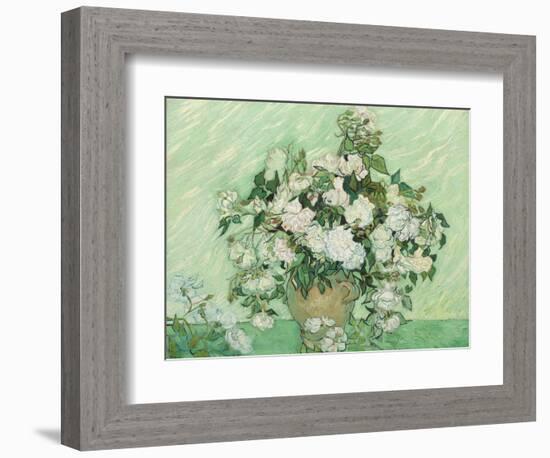 Roses, 1890-Vincent van Gogh-Framed Premium Giclee Print