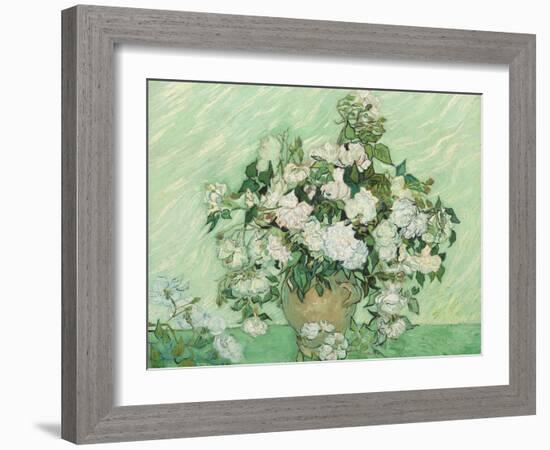 Roses, 1890-Vincent van Gogh-Framed Art Print