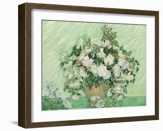 Roses, 1890-Vincent van Gogh-Framed Art Print