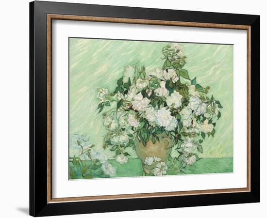 Roses, 1890-Vincent van Gogh-Framed Art Print