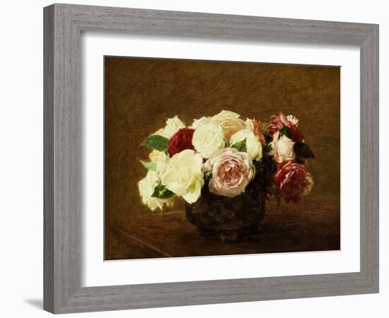 Roses, 1894-Henri Fantin-Latour-Framed Giclee Print