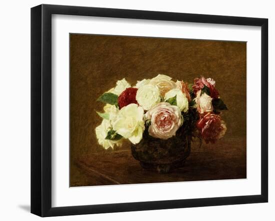 Roses, 1894-Henri Fantin-Latour-Framed Giclee Print