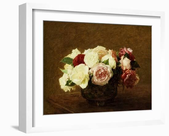 Roses, 1894-Henri Fantin-Latour-Framed Giclee Print