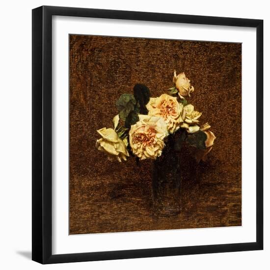 Roses, 1895-Ignace Henri Jean Fantin-Latour-Framed Giclee Print