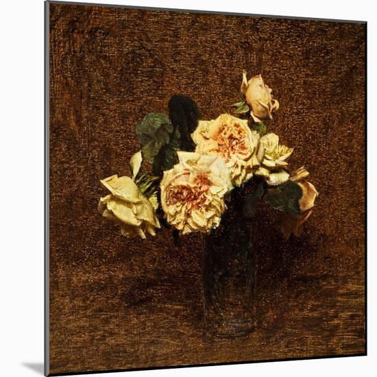 Roses, 1895-Ignace Henri Jean Fantin-Latour-Mounted Giclee Print