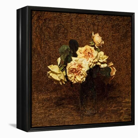 Roses, 1895-Ignace Henri Jean Fantin-Latour-Framed Premier Image Canvas