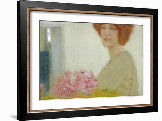 Roses, 1912-Fernand Khnopff-Framed Giclee Print