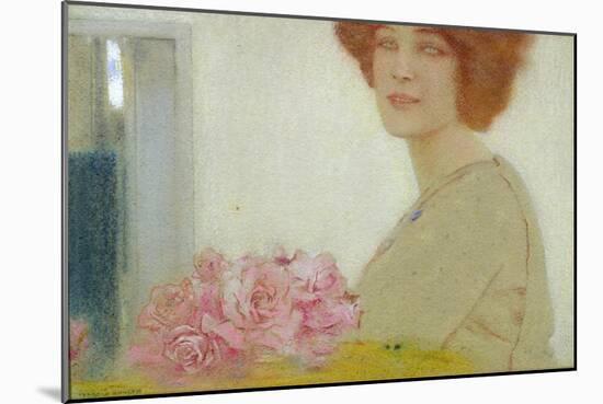 Roses, 1912-Fernand Khnopff-Mounted Giclee Print