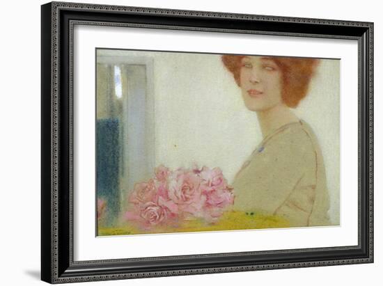 Roses, 1912-Fernand Khnopff-Framed Giclee Print