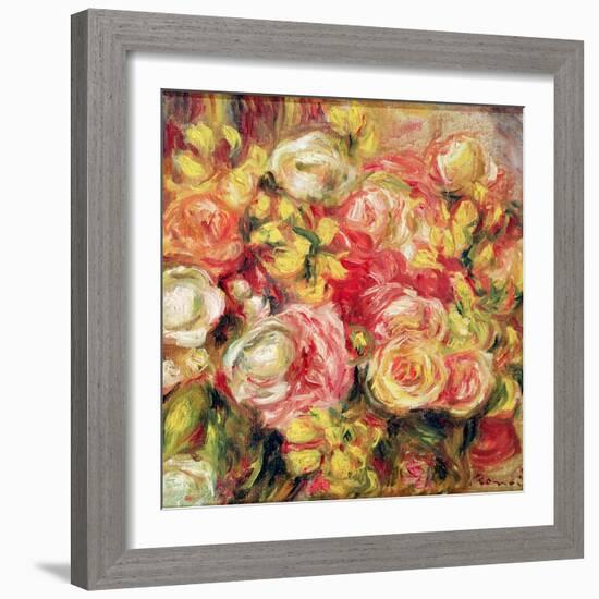 Roses, 1915-Pierre-Auguste Renoir-Framed Giclee Print