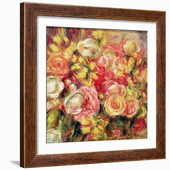 Roses, 1915-Pierre-Auguste Renoir-Framed Giclee Print