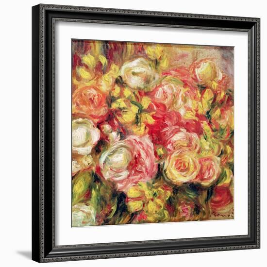 Roses, 1915-Pierre-Auguste Renoir-Framed Giclee Print