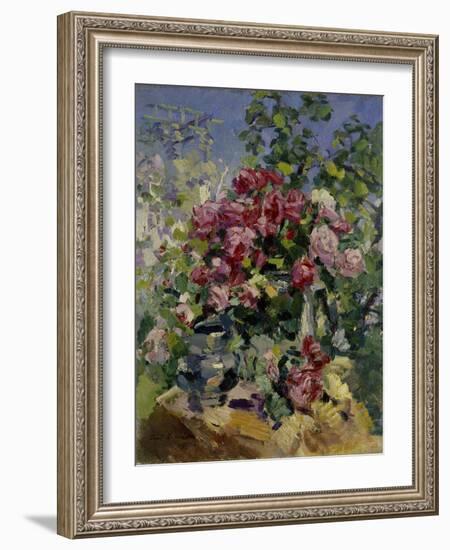 Roses, 1917-Konstantin Alexeyevich Korovin-Framed Giclee Print