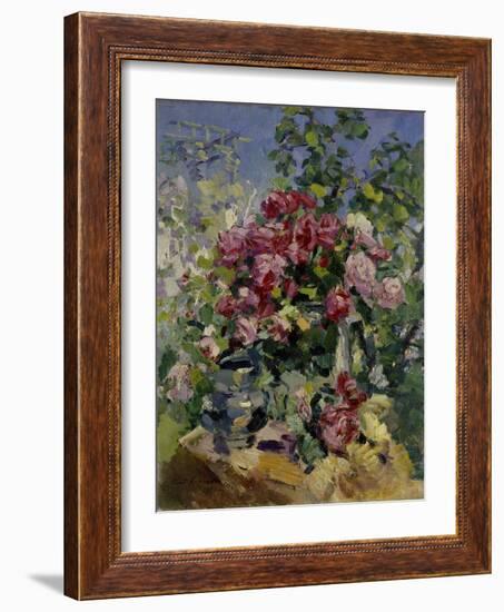 Roses, 1917-Konstantin Alexeyevich Korovin-Framed Giclee Print