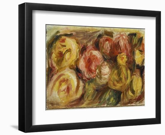 Roses, 1919-Pierre-Auguste Renoir-Framed Giclee Print