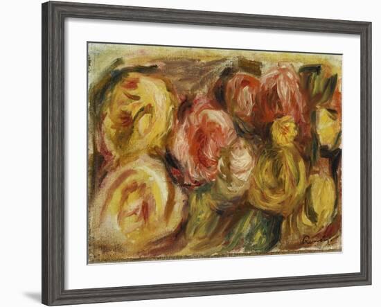 Roses, 1919-Pierre-Auguste Renoir-Framed Giclee Print