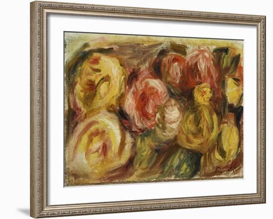 Roses, 1919-Pierre-Auguste Renoir-Framed Giclee Print